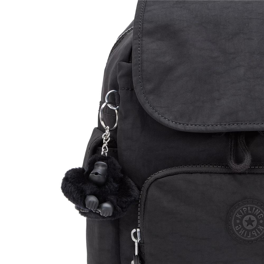 Kipling CITY PACK MINI, Extra kleiner Rucksack, Black Noir (schwarz), 9L, Kompakt & Stylisch
