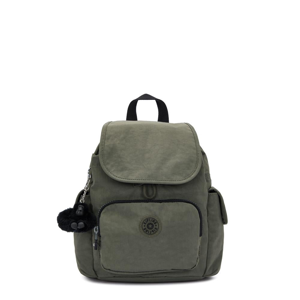 Kipling CITY PACK MINI, Extra kleiner Rucksack, Green Moss (grün), 9L, Kompakt & Stylisch