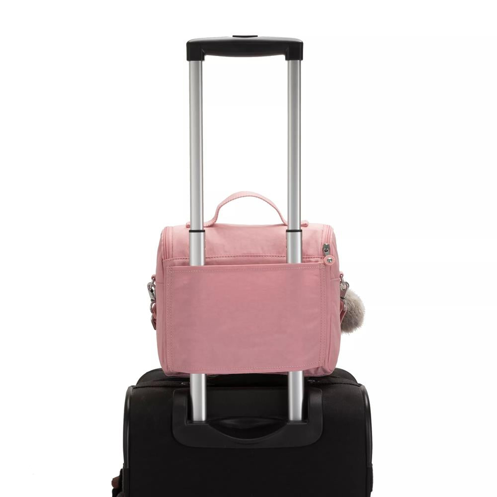 Kipling NEW KICHIROU, isolierte Lunchbox Tasche mit Trolleyschlaufe, 6L, Bridal Rose (rosa)