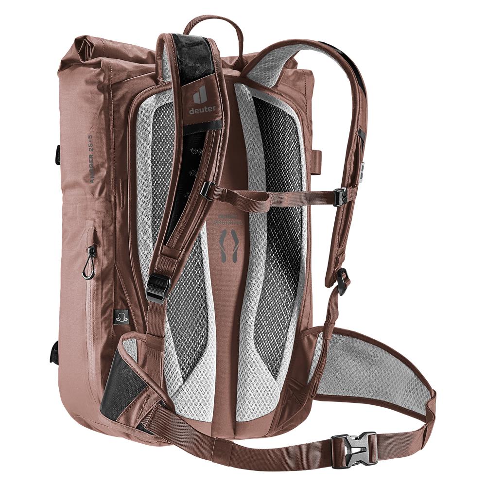 deuter Amager 25+5, Fahrradrucksack, raisin (braun), 29L, Fahrradtasche