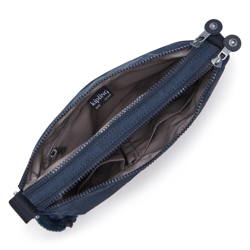 Kipling ALVAR, Mittelgroße Umhängetasche, Blue Bleu 2 (blau), 5L, Schultertasche