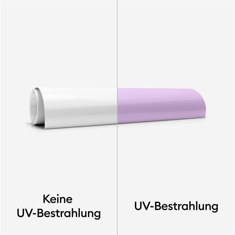 Cricut Iron-On mit UV-aktivierter Farbveränderung in Weiß - Violett 1 Rolle 30,5x48,2cm