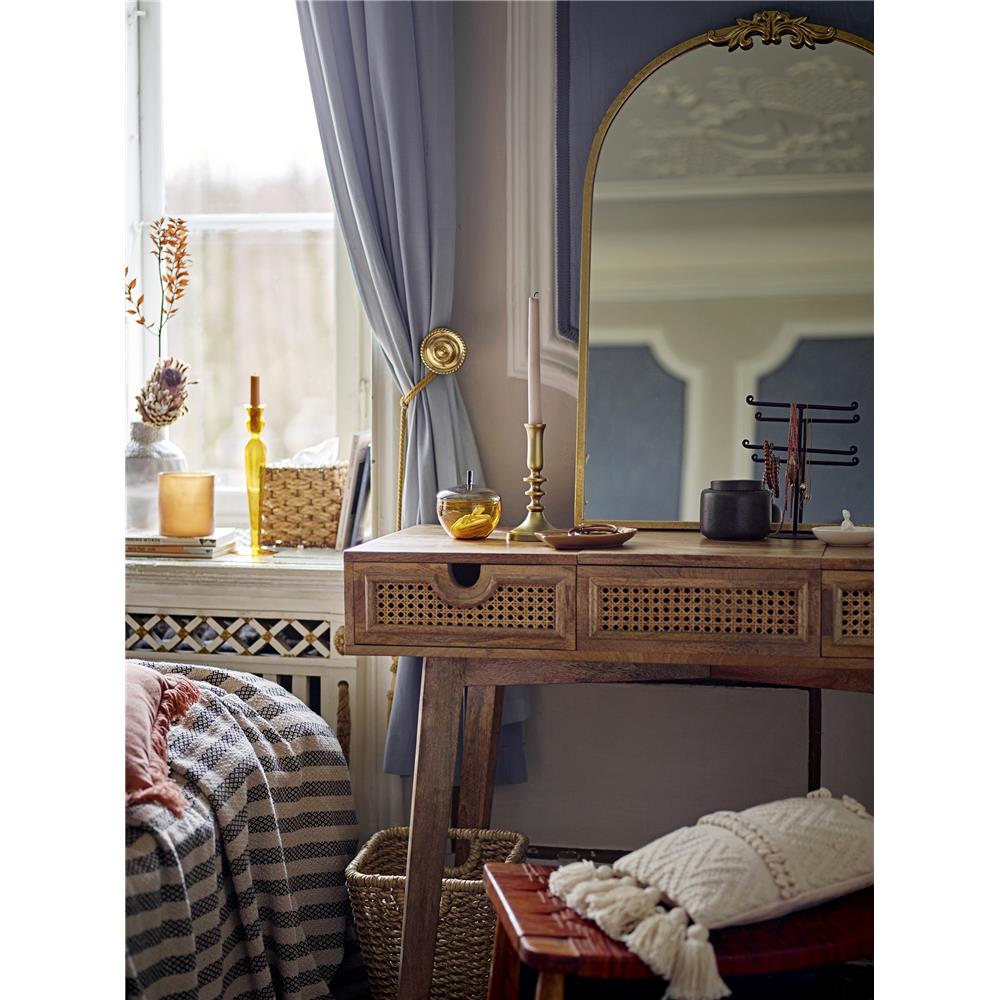 Bloomingville Tennie Korb, Braun, Palmblatt L25,5xH28xW25,5 cm