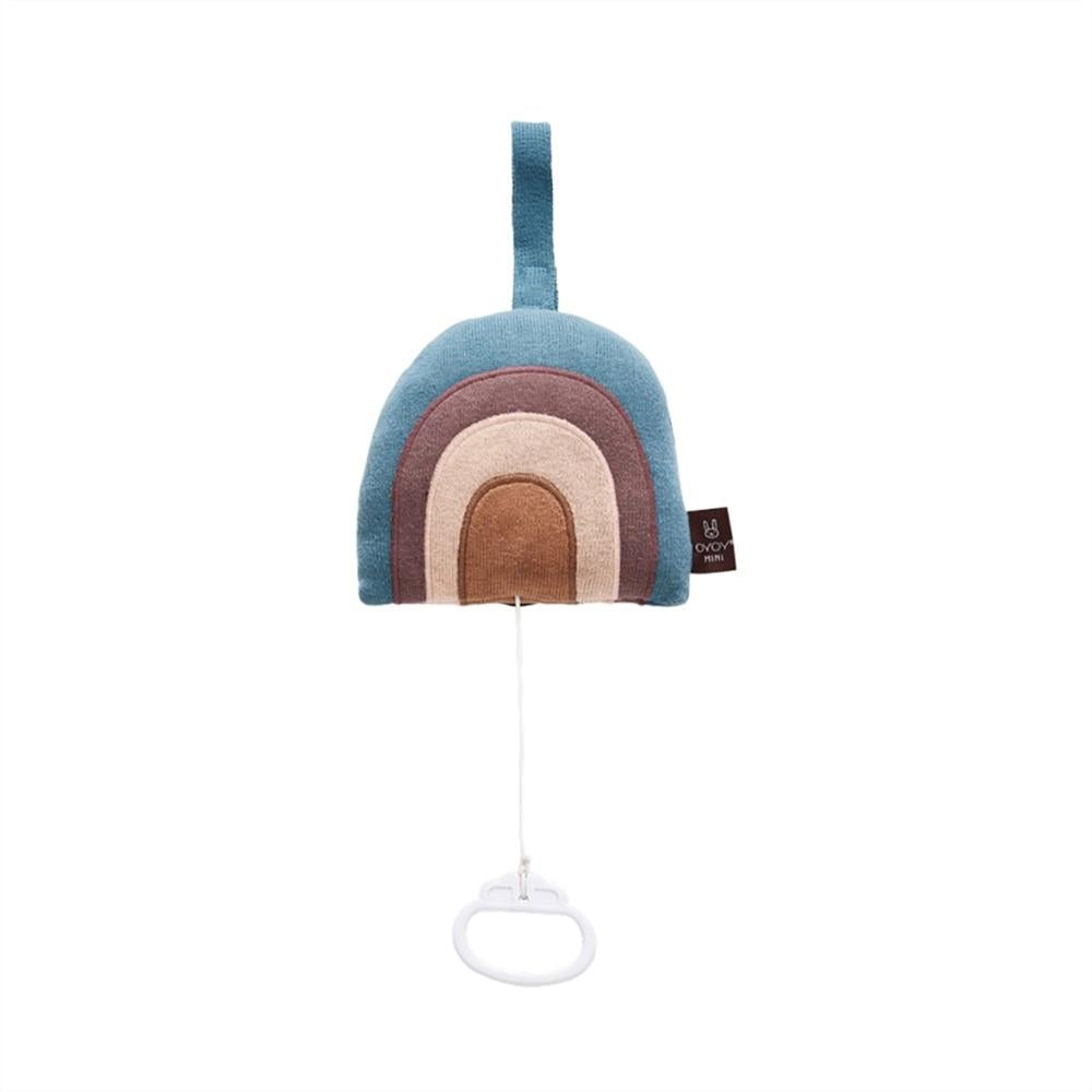 OYOY Mini - Musikmobile Regenbogen, Spieluhr, aus Baumwolle