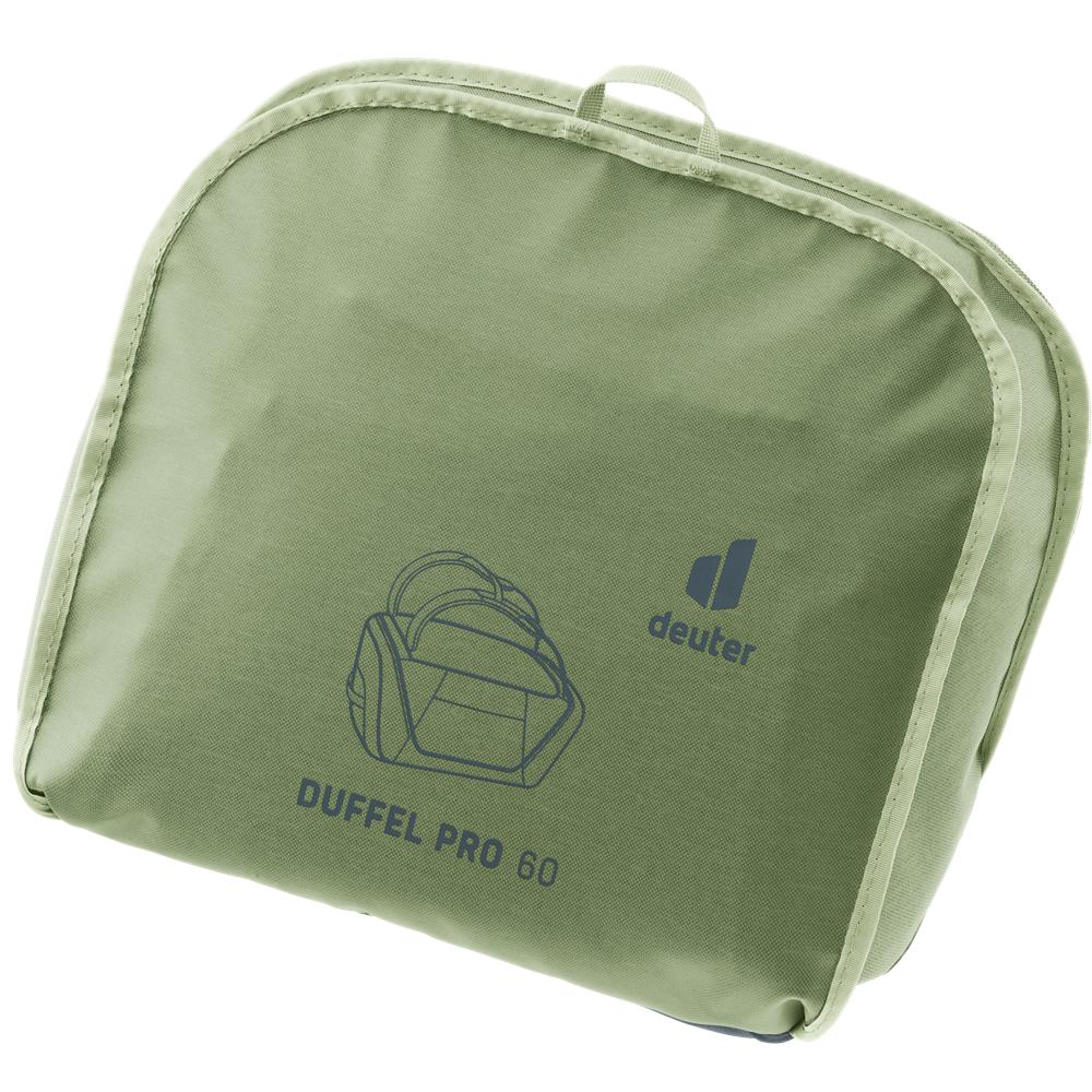 deuter Duffel Pro 60, Reisetasche, mineral-grove (grün), auch als Rucksack tragbar
