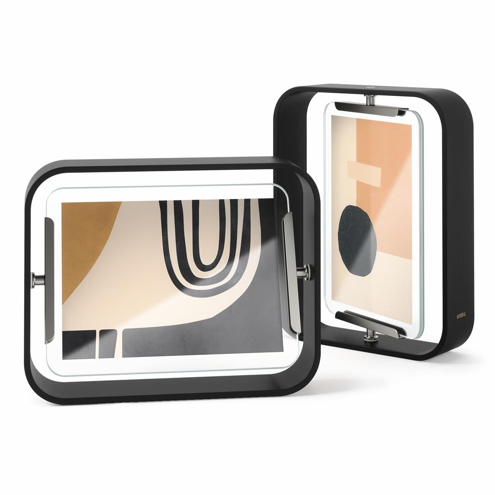 Umbra Bellwood Tischbilderrahmen, zweiseitiger Bilderrahmen in Schwarz