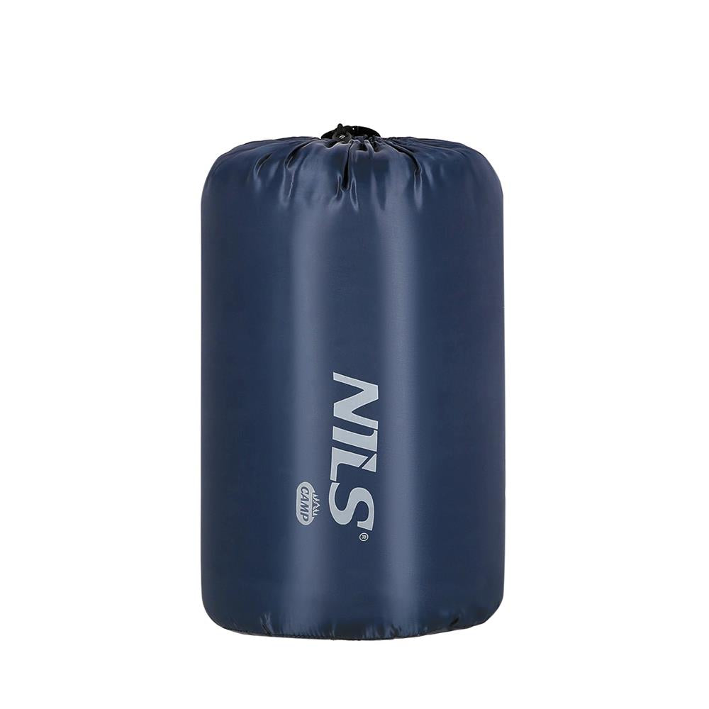 NILS CAMP Schlafsack Größe L Dunkelblau-Grau - leichter Sommerschlafsack für Camping, Reisen & Outdoor