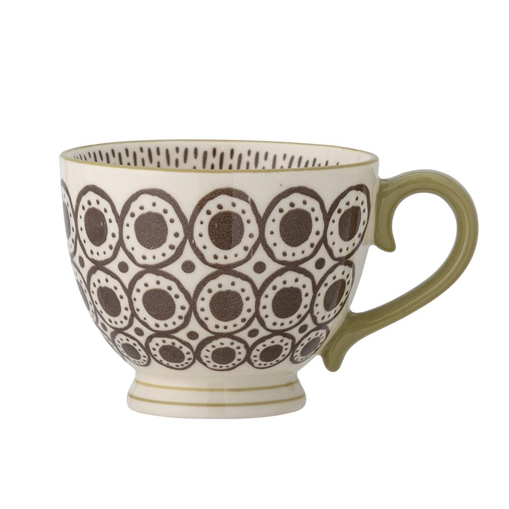 Bloomingville Maple Becher, Braun, 420ml, Steingut, dänisches Design