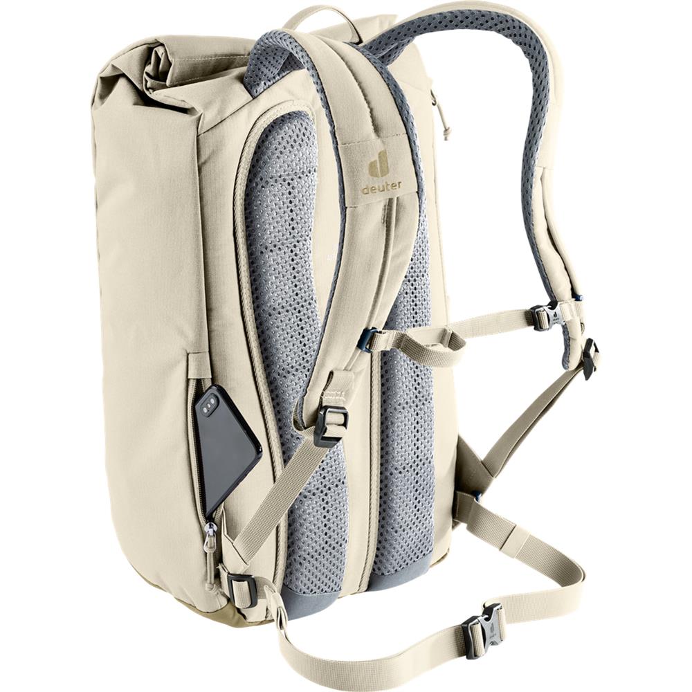 deuter Stepout, Rucksack, bone-desert (beige), 22L, mit Flaschenhalter und Laptopfach