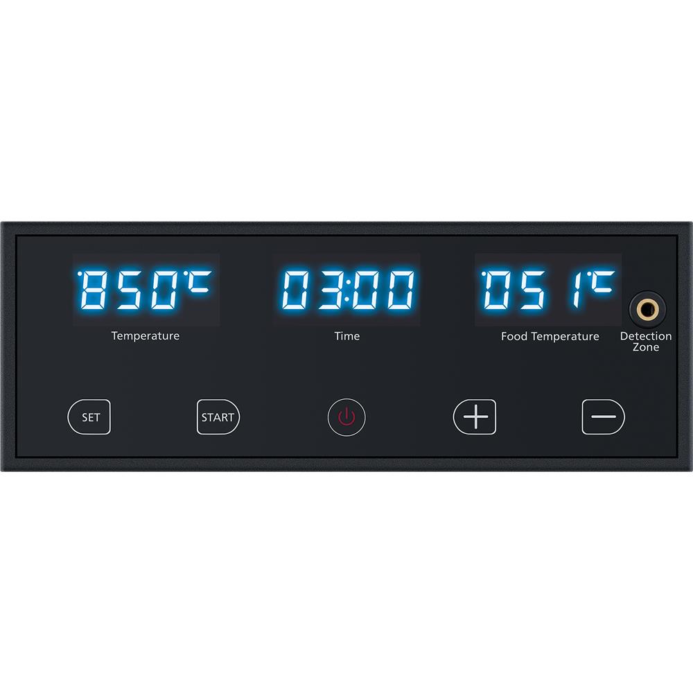 Steba Power Steakgrill PS E2600 XL DEVIL'S HEAVEN – 2600W, 400-850°C, Elektronische Kerntemperatur-Messsonde, Edelstahl-Zubehör
