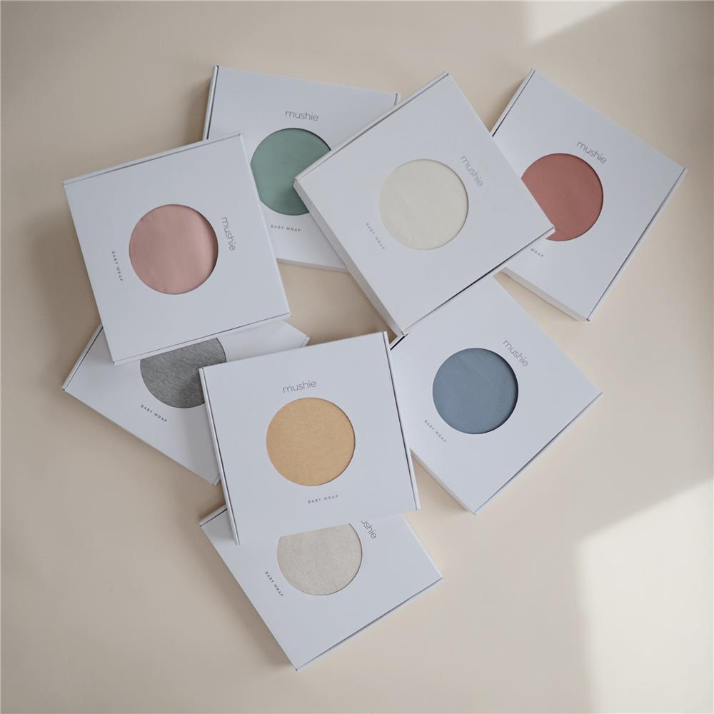 Mushie Baby-Tragetuch, Tradewinds, aus 100% Bio-Baumwolle