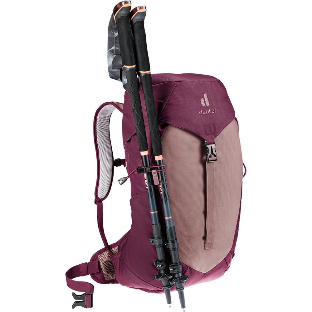 deuter AC Lite 14 SL, Wanderrucksack, ashrose-cassis (braun), 14L