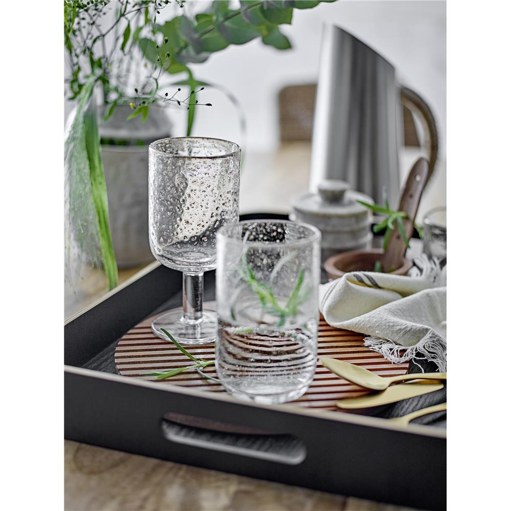 Bloomingville Dotta Schneidebrett, rund, in Braun, aus Mangoholz, 25,5x1,5 cm