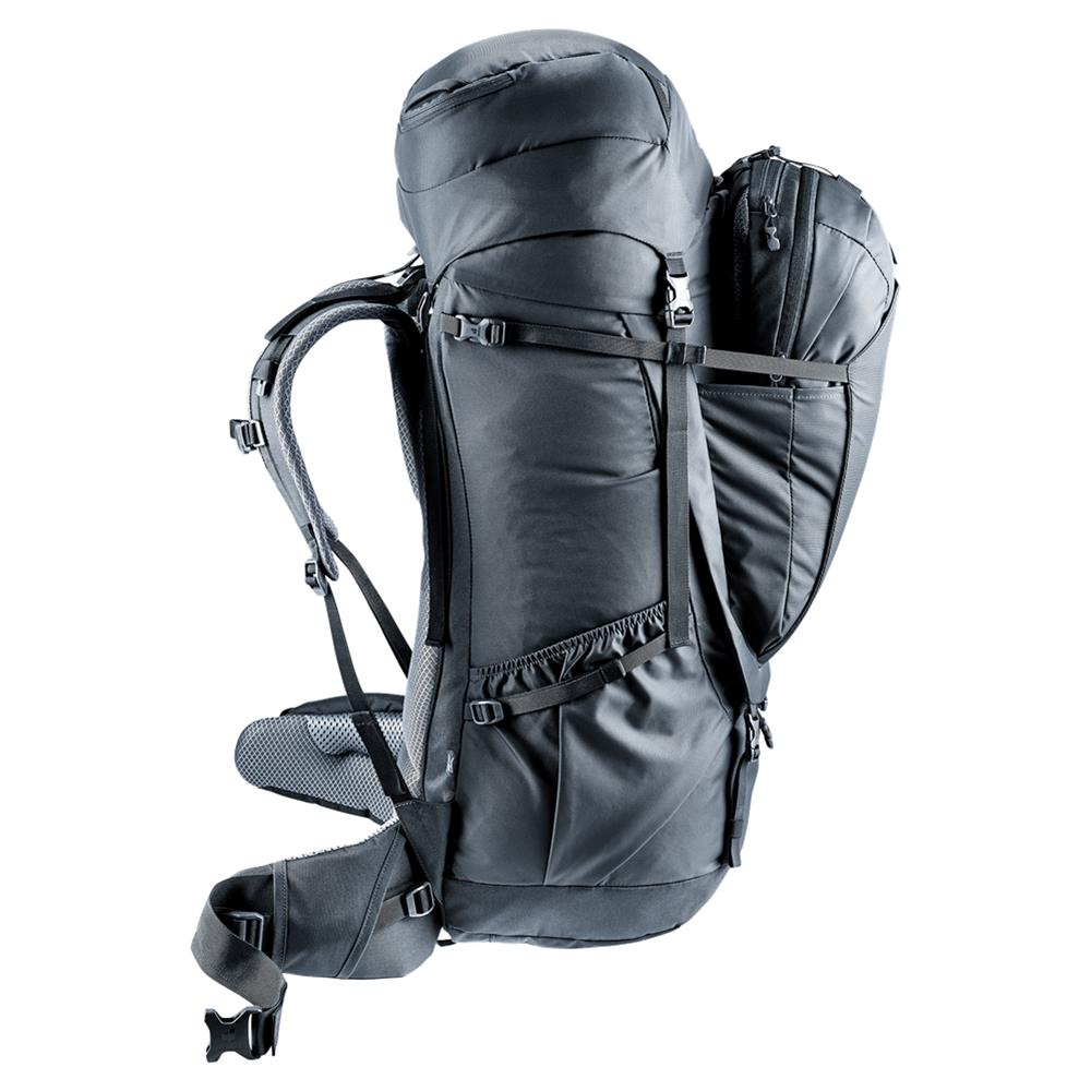 deuter Voyager 60+10 SL, Reiserucksack, black (schwarz), 60L