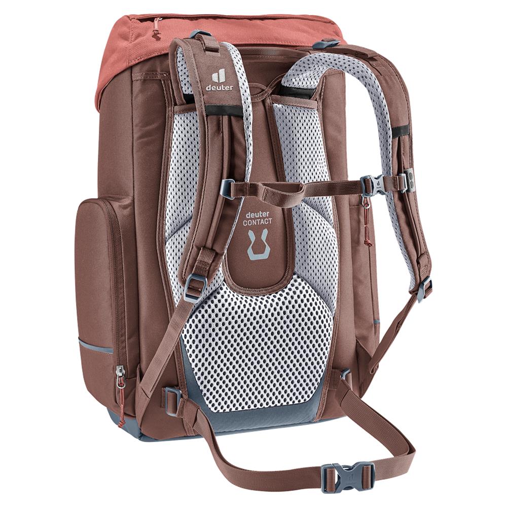 deuter Scula, Schulrucksack, raisin-caspia (braun), 30L, Schulranzen