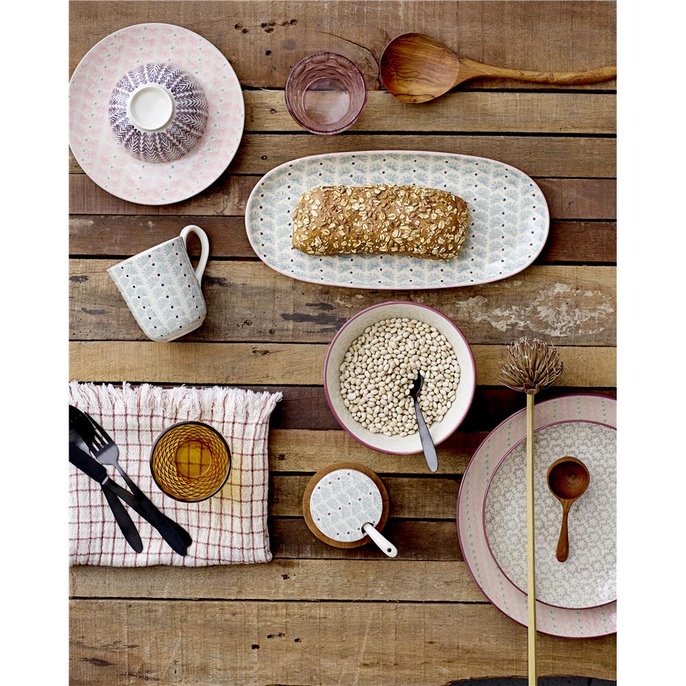 Bloomingville Maya Teller 3er Set 22cm aus Keramik im dänischen Design