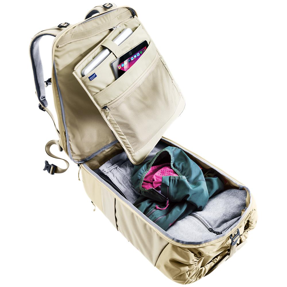 deuter Utilion 34+5, Rucksack, bone-desert (beige), 39L, mit Flaschenhalter und Laptopfach