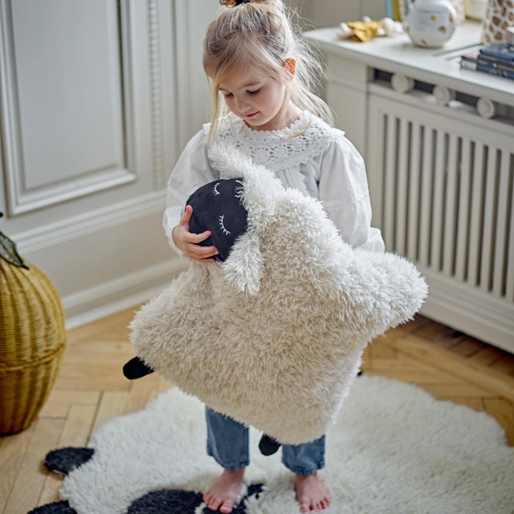 Bloomingville MINI Dolly Plüschtier Schaf Weiß Polyester 56cm