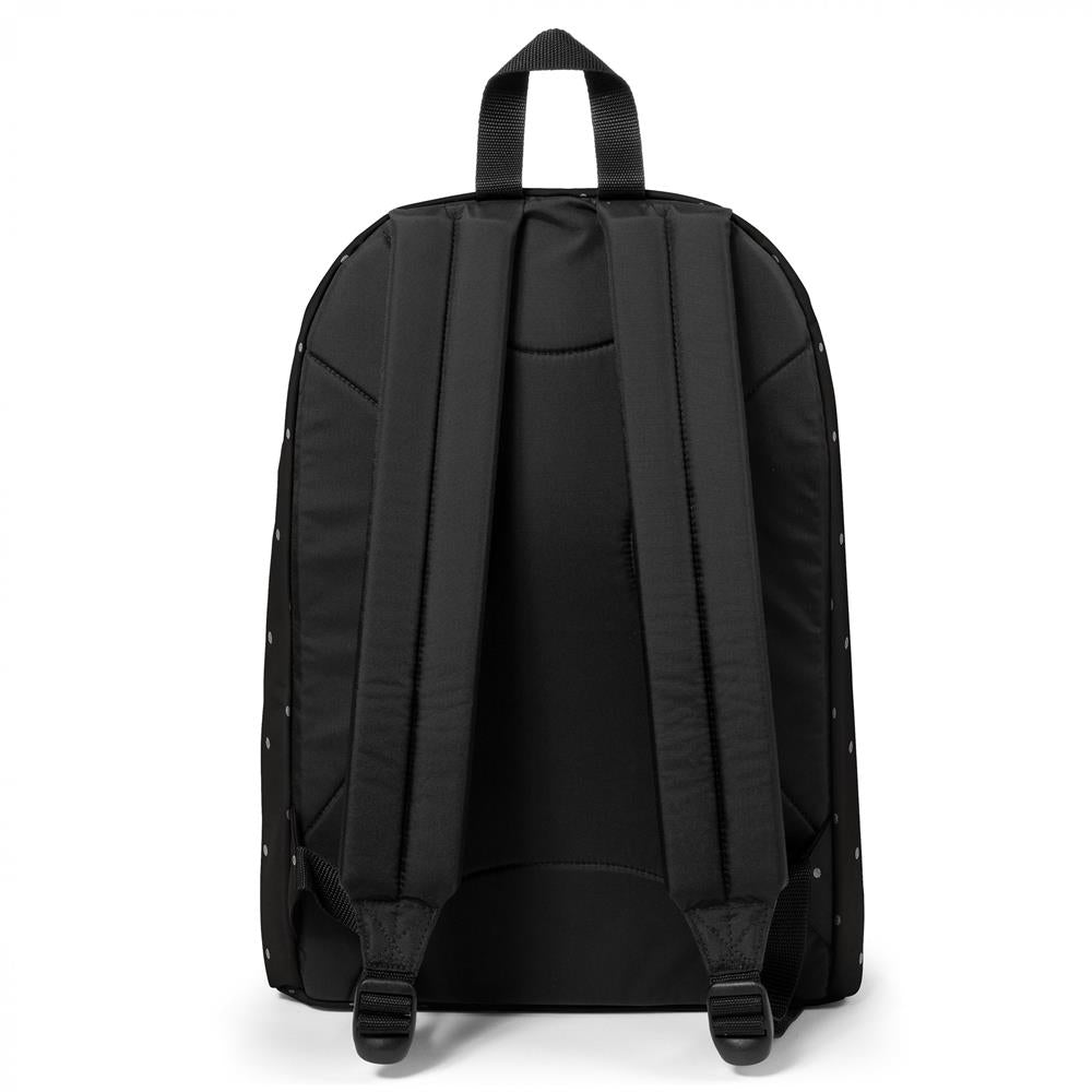 Eastpak OUT OF OFFICE, Rucksack, DotsBlackSilver (schwarz), 27L, mit Laptopfach