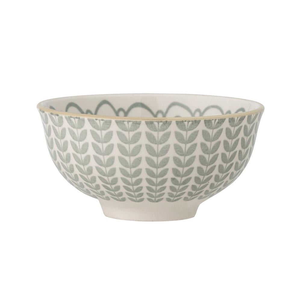 Bloomingville Maple Schüssel, Blau, 270ml, Steingut, dänisches Design