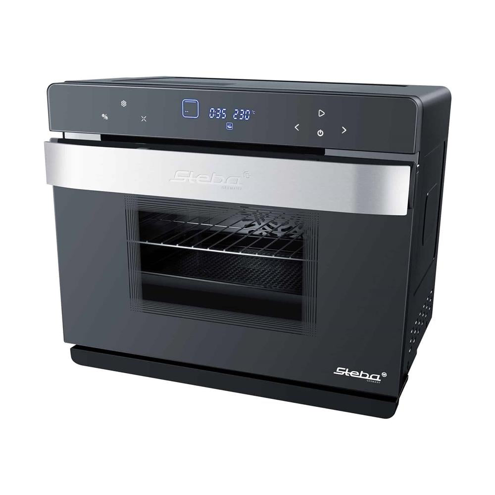 Steba DG 30 Multifunktions-Dampfbackofen – 27 L, 47 Programme, Heißdampf, Schwarz