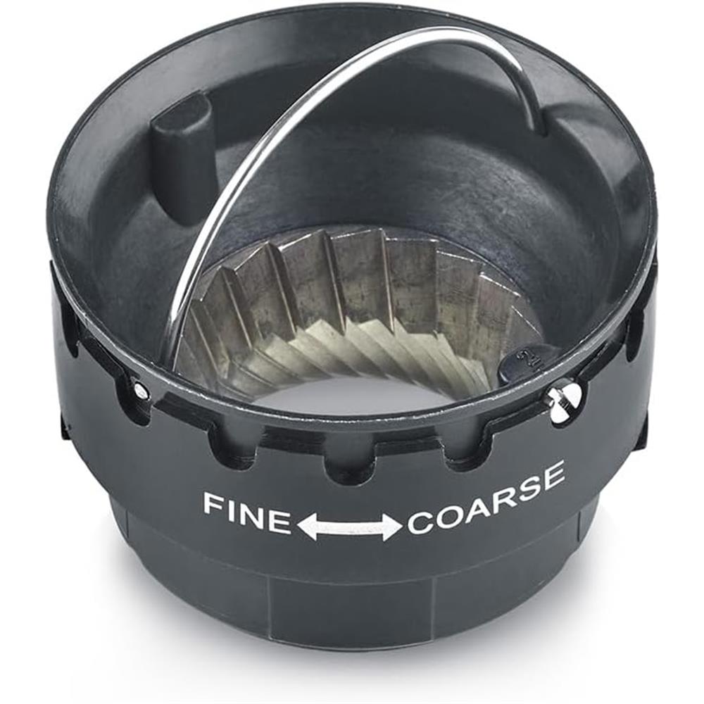 GRAEF CM8002 elektrische Kaffeemühle mit LED-Beleuchtung in schwarz