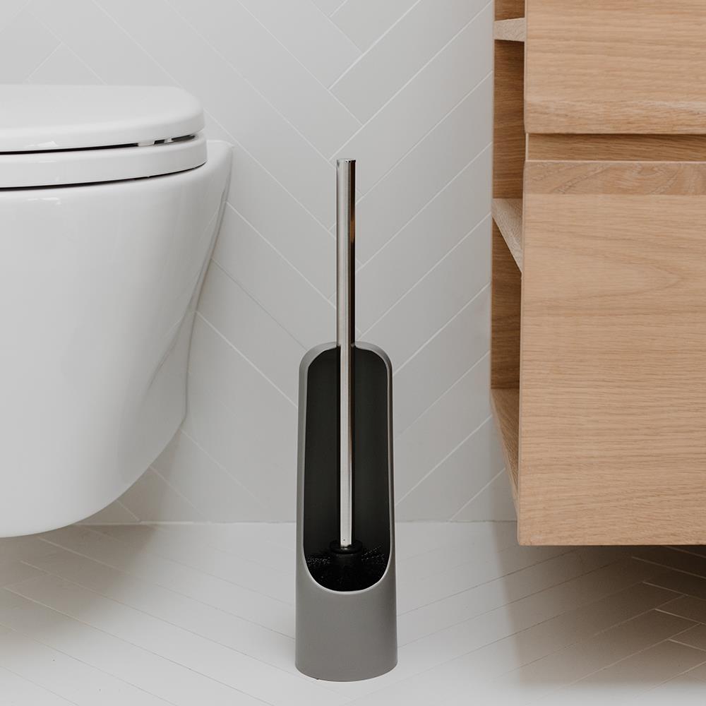 Umbra Touch Toilettenbürstenhalter, WC-Garnitur, WC-Bürste mit Halter, in Grau