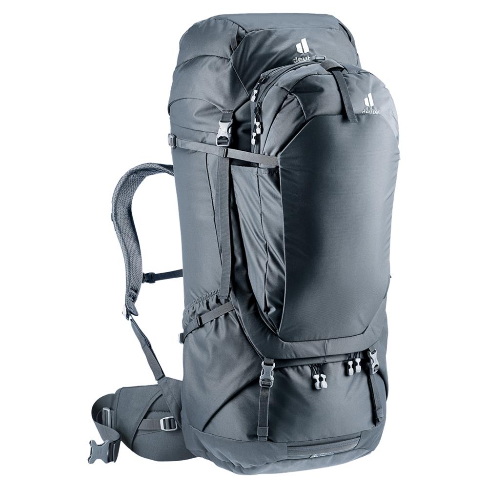 deuter Voyager 65+10, Reiserucksack, black (schwarz)