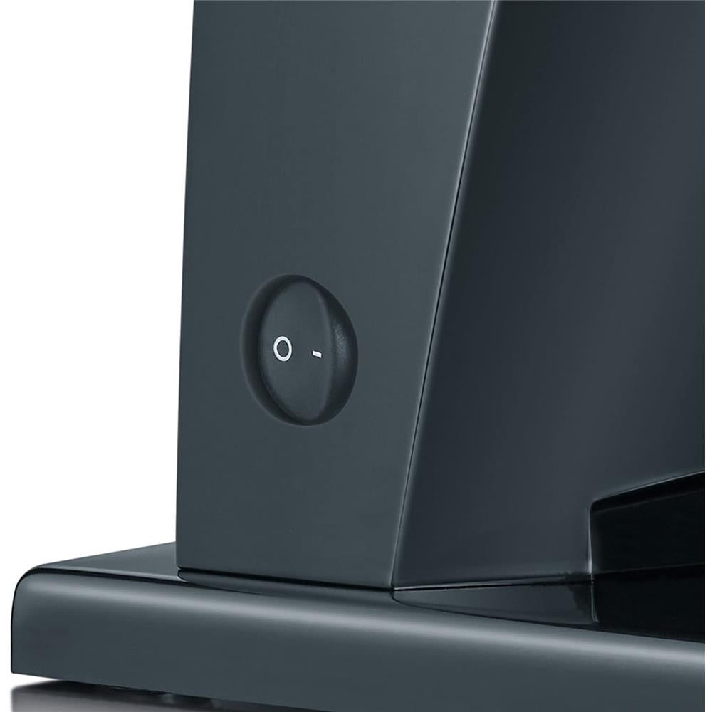 GRAEF Allesschneider SlicedKitchen S11002 schwarz Edelstahl-Wellenschliffmesser und Kindersicherung