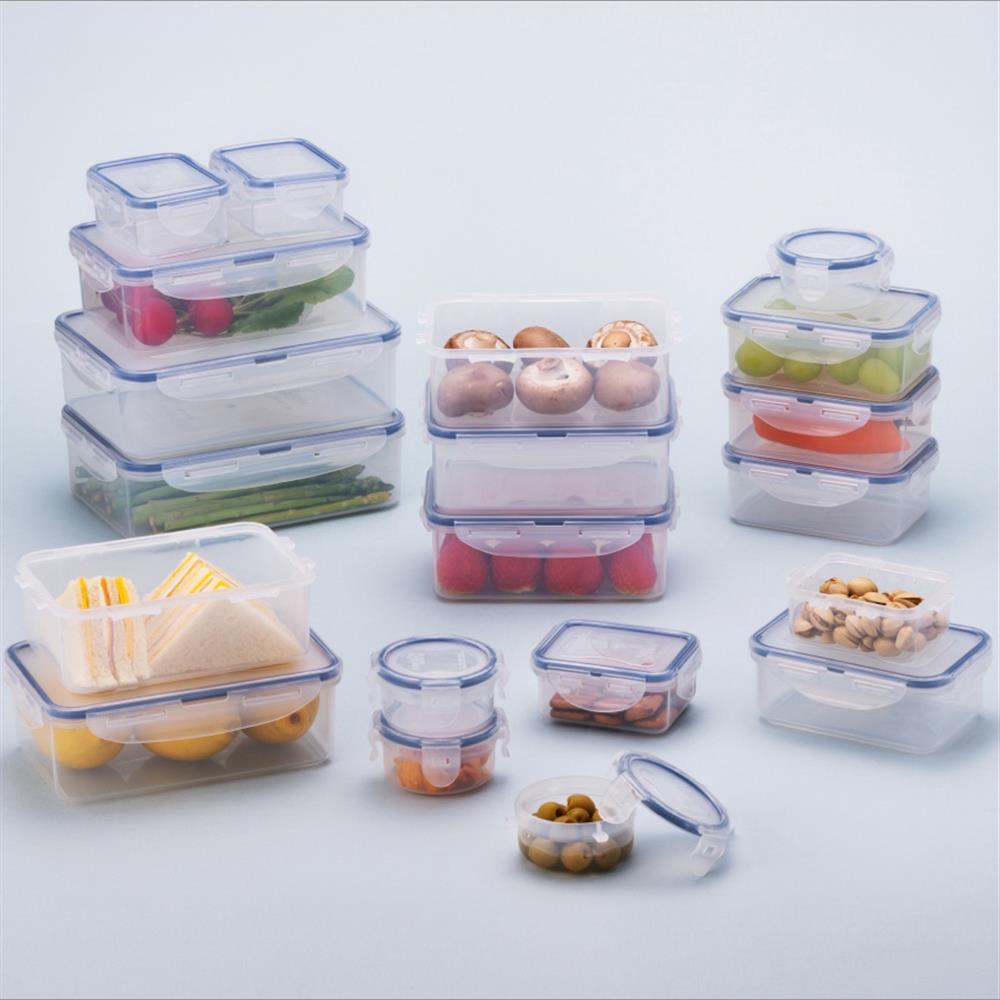 LocknLock Classic Frischhaltedose 1,4 L, 3er Set - Vorratsdose stapelbar auslaufsicher