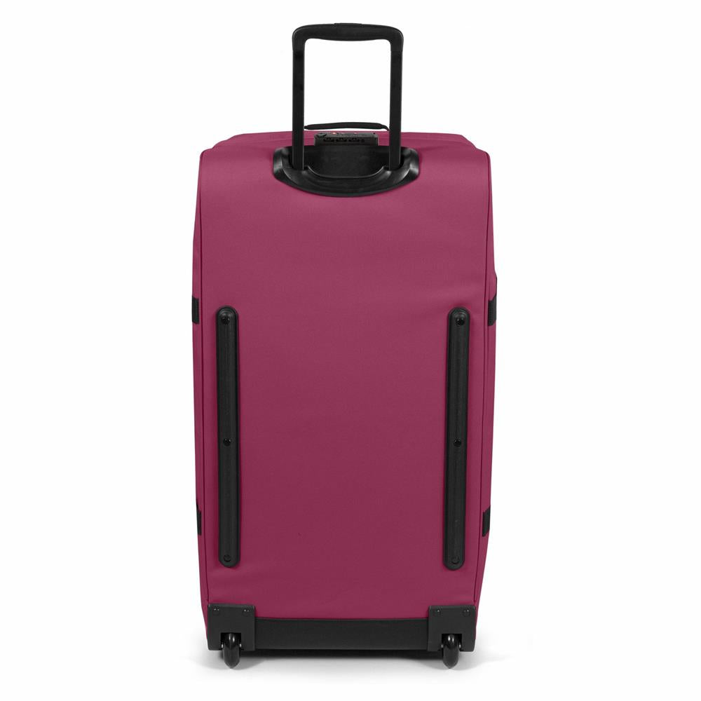 Eastpak TRANVERZ L, Großer Reisetrolley, Wine Burgundy (rot), 121L, Rollkoffer mit 2 Rädern und TSA-Schloss