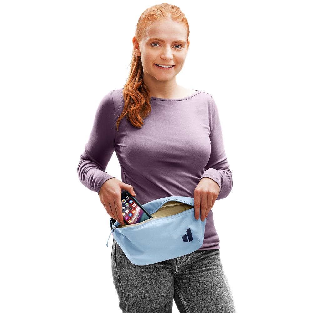 deuter Avengo Organizer, Bauchtasche, polar (blau), 2,5L, Gürteltasche, Umhängetasche