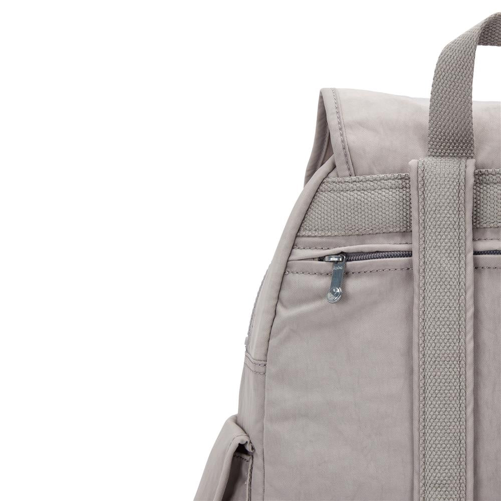 Kipling CITY PACK M, Mittelgroßer Rucksack, Grey Gris (grau), 16L, Stylisch & Kompakt