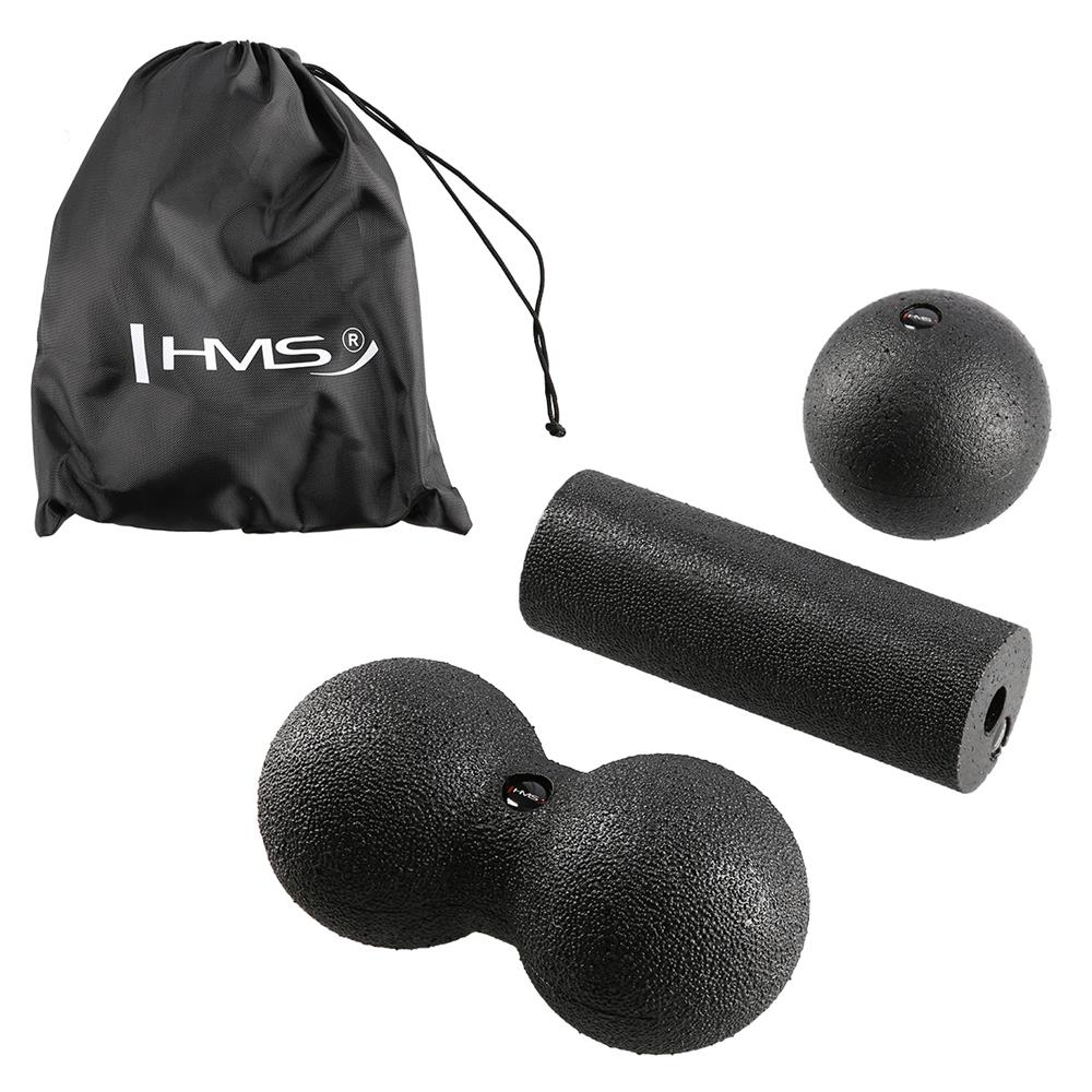 Faszienball Set 3in1 Massagerolle Triggerpunkt Massage | HMS FSBM07