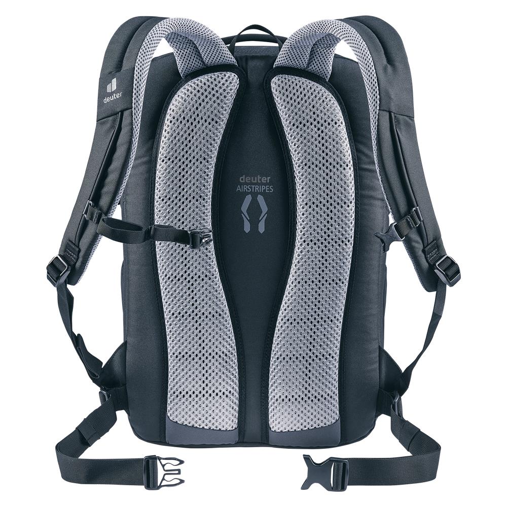 deuter Giga, Lifestyle-Rucksack, black (schwarz), 28L, mit Flaschenhalter und Laptopfach