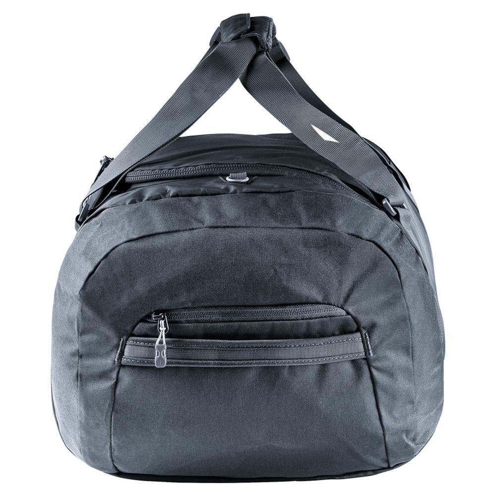 deuter Duffel 50, Reisetasche, black (schwarz), mit Seitentasche und Netzinnentasche
