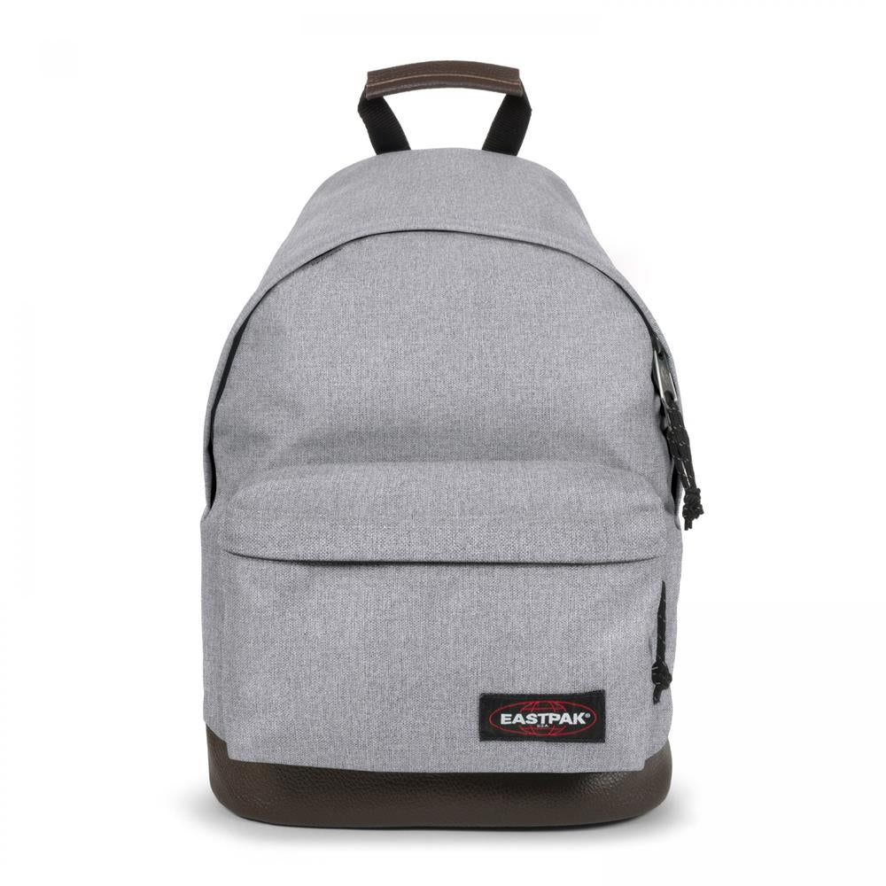 Eastpak WYOMING, Rucksack, Sunday Grey (grau), 24L, mit Leder-Unterseite