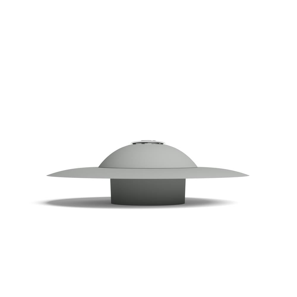 Umbra Flex Badewannenstöpsel, Haarsieb, Abflusssieb für Dusche, Badewanne, Waschbecken, in Grau