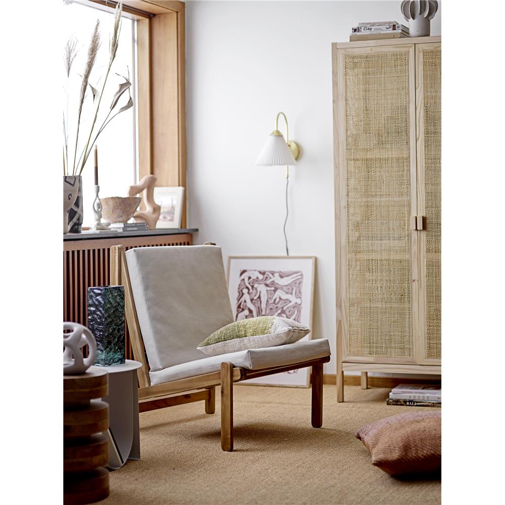 Bloomingville Lucie Kerzenhalter Weiß Polyresin Dekofigur Frauenfigur Yogafigur