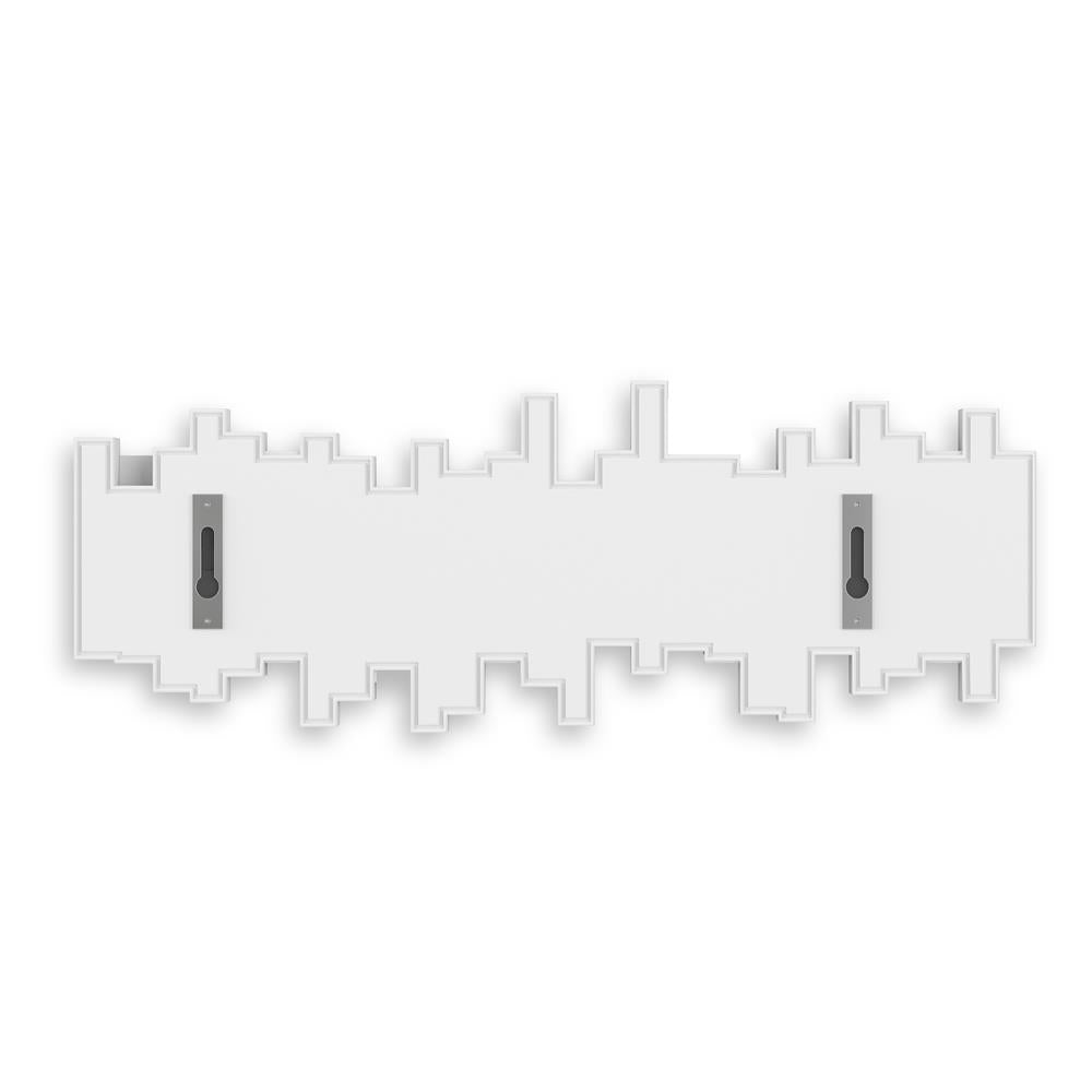 Umbra Stäbchen Garderobenhaken 49 x 18 x 3 cm Weiß Wandhaken Garderobenleiste