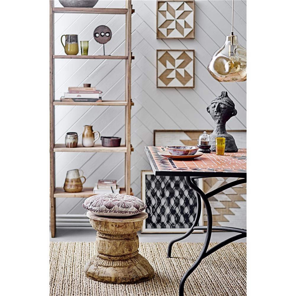 Bloomingville Azizi elegante Hängeleuchte mit braun gefärbtem Glas mit einer organischen Form