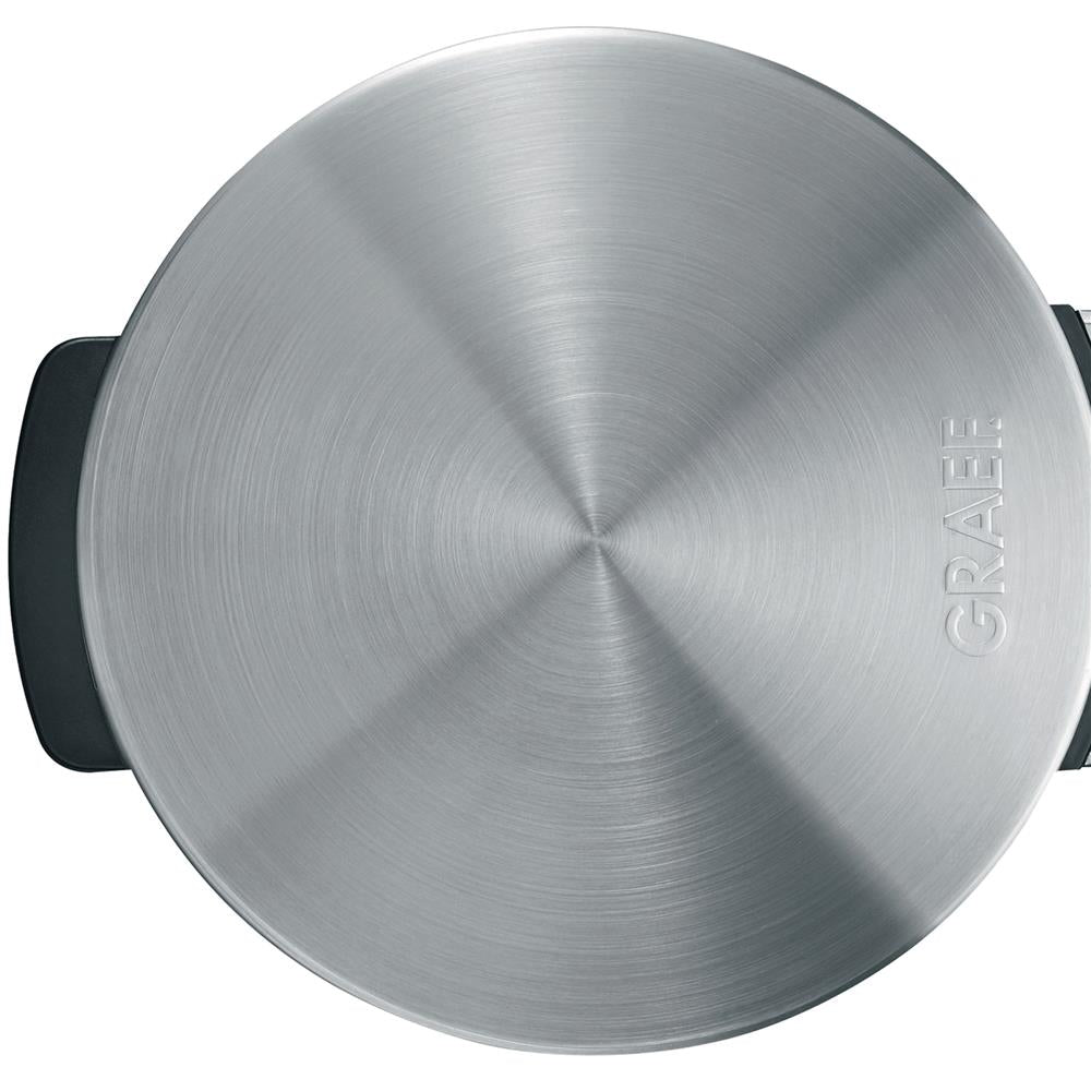 Graef Waffeleisen WA 80 Edelstahl matt Waffeln Waffelautomat Herzwaffel