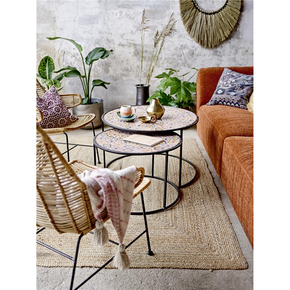 Bloomingville Paula Tasse, Natur/Orange, 275ml, Steingut, dänisches Design