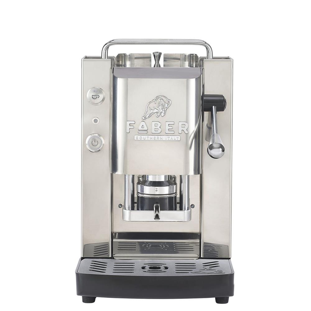Faber Pro Essential Inox Glossy ESE Pad Kaffeemaschine 44 mm