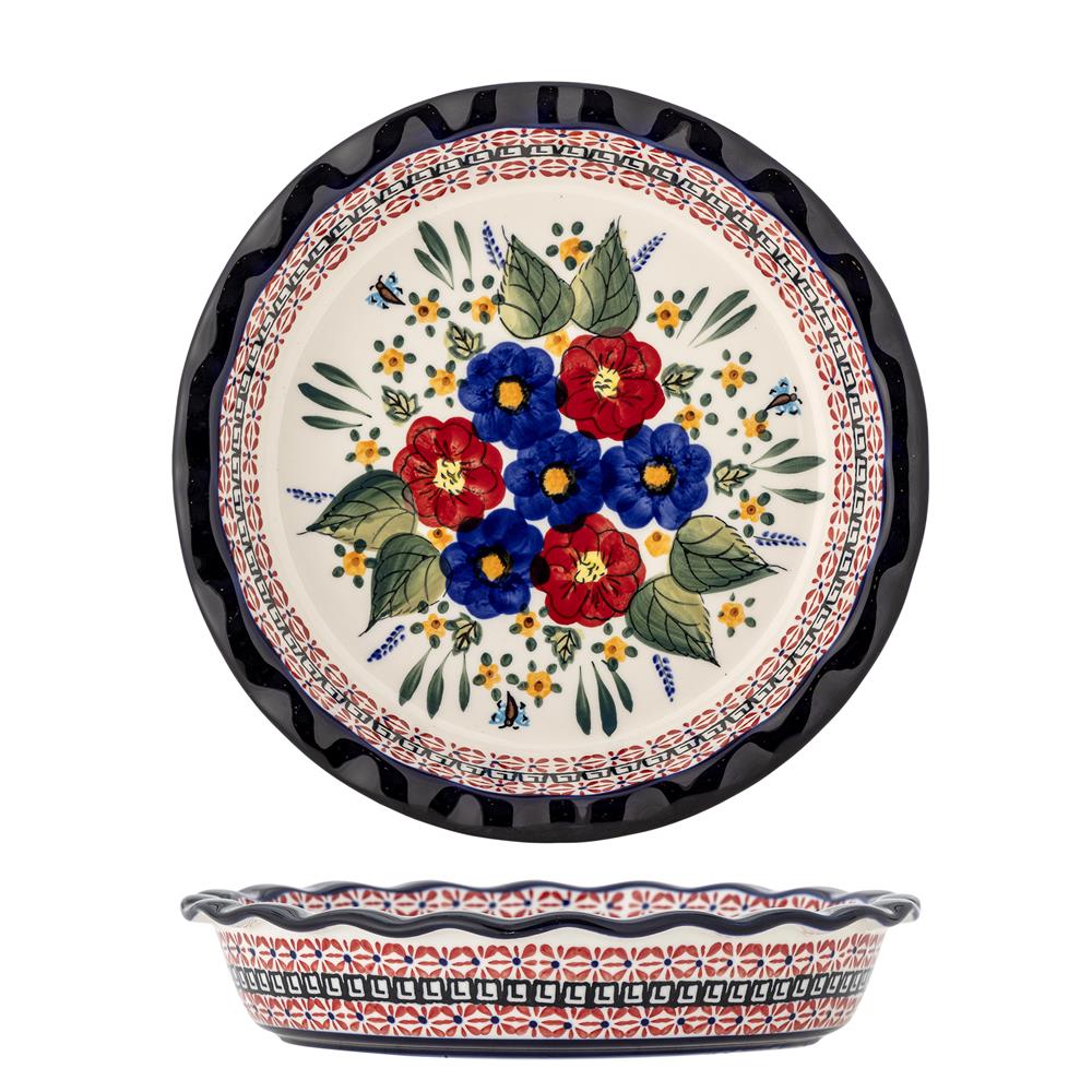 Bloomingville Florist Schale Bunt Steingut mediterran 1400ml 26cm