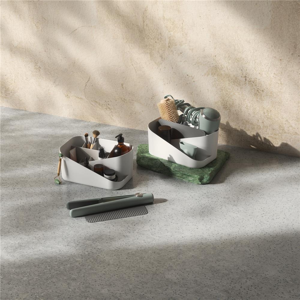 Umbra Glam Kosmetik Organizer Weiß/Grau Accessoire Aufbewahrung Aufbewahrungsbox