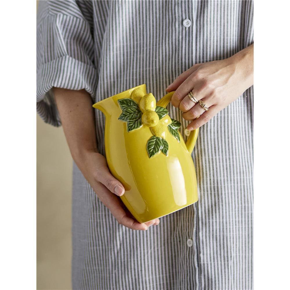 Bloomingville Limone Krug, Gelb, Steingut