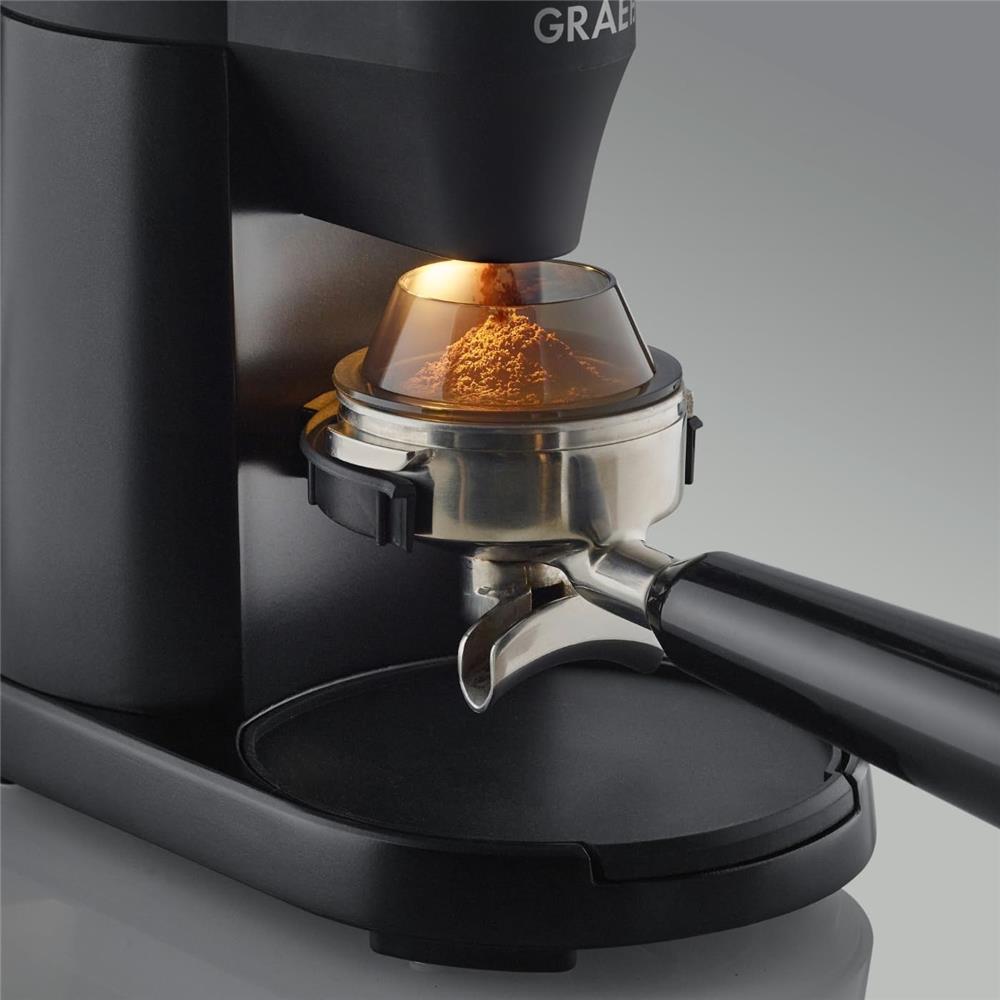 GRAEF CM8002 elektrische Kaffeemühle mit LED-Beleuchtung in schwarz