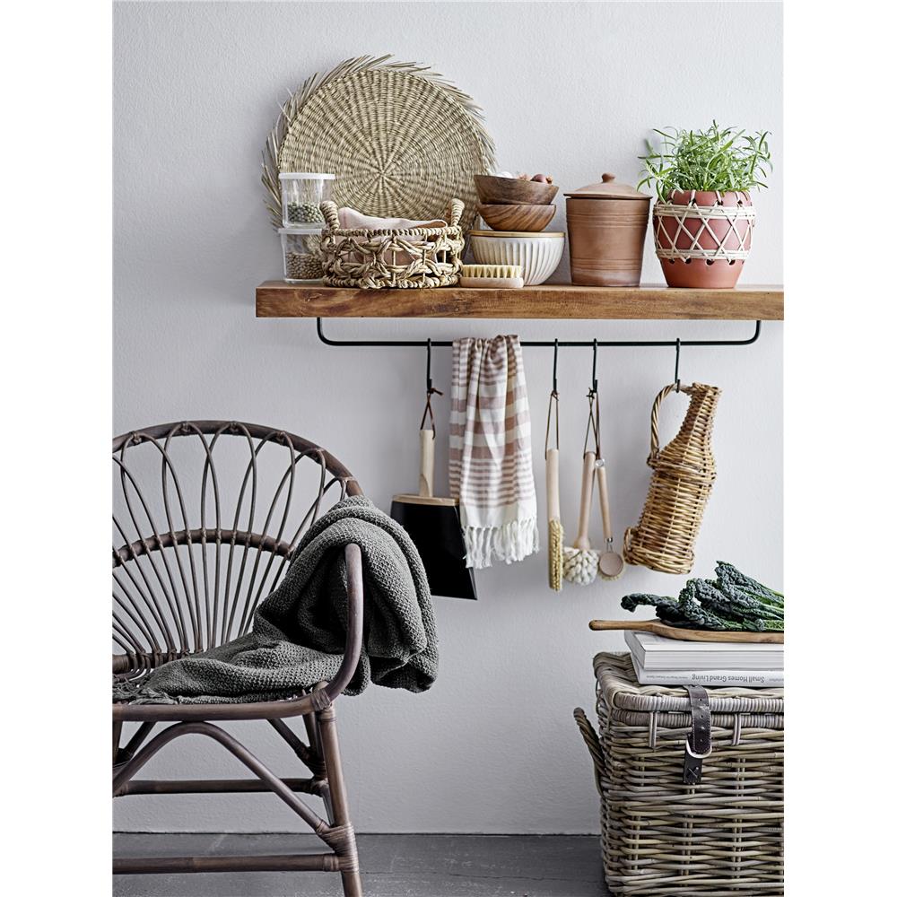 Bloomingville Tischset aus Seegras, 38 cm rundes Platzdeckchen