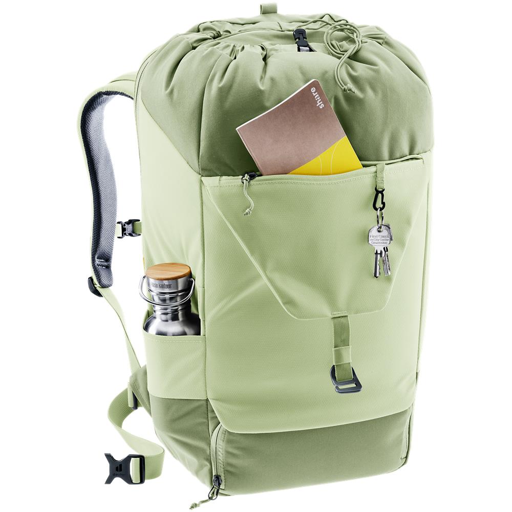 deuter Utilion 34+5, Rucksack, mineral-grove (grün), 39L, mit Flaschenhalter und Laptopfach